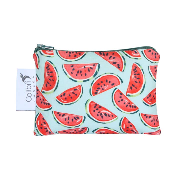 Watermelons Reusable Snack Bag - Small for wholesale by Colibri Canada