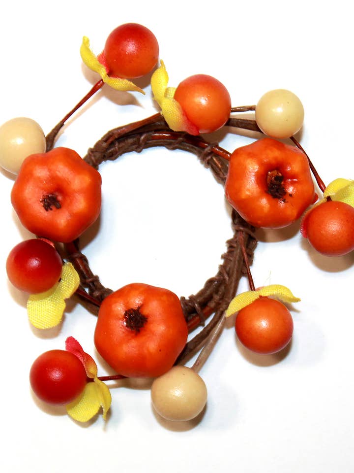 Bougeoir en forme de mini-citrouille de 1,25 po pour la vente par WORTH IMPORTS