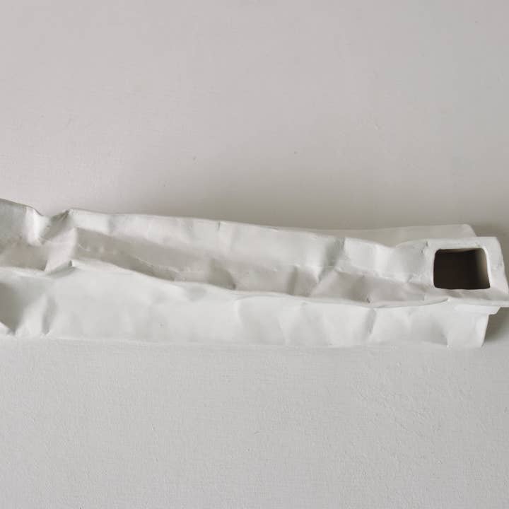 Midnight Home - Wholesale Vase - Crumpled -II Handmade Ceramic Vase4