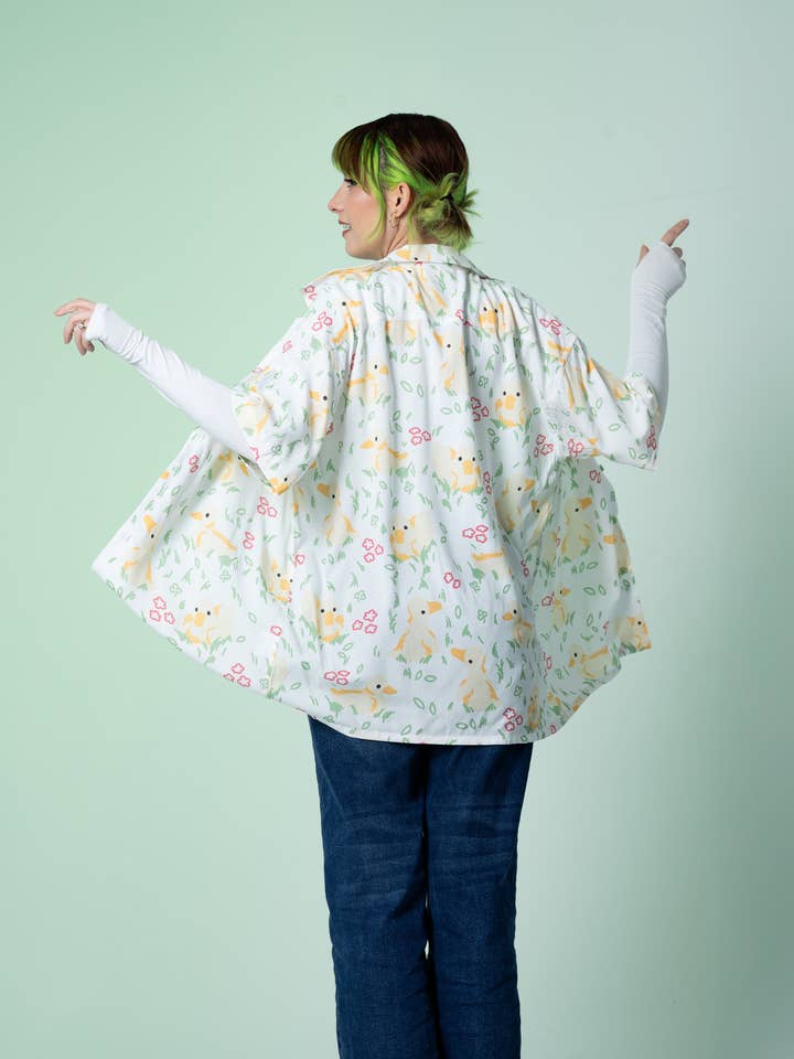 Steady Hands - Wholesale Button Down Shirt - Unisex - Duckin' Around Button Up