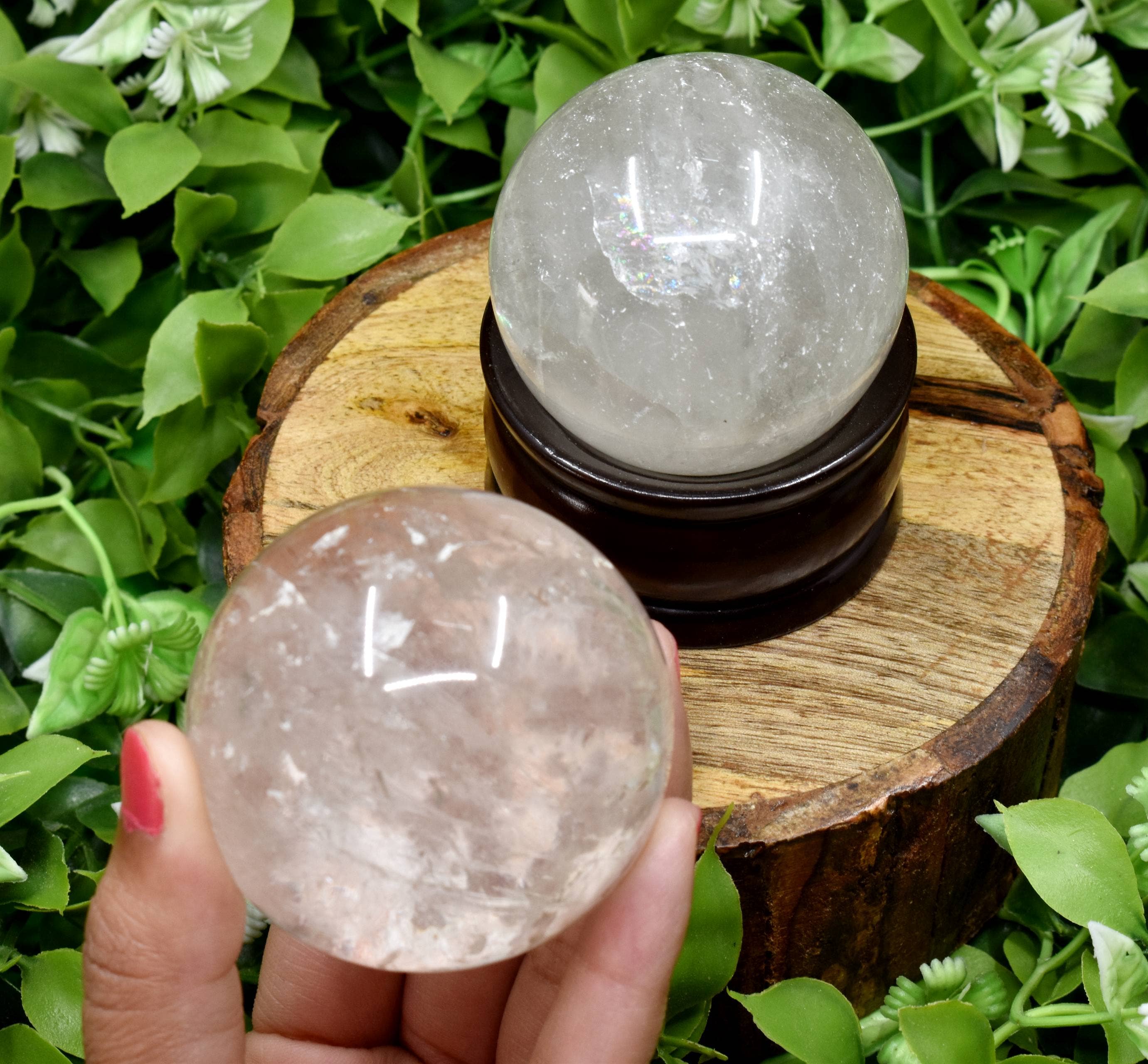 Soothing Crystals - Wholesale Spiritual Stone/Crystal - 1Pc Gemstone Sphere | Crystal Quartz | Healing Crystal Orb7