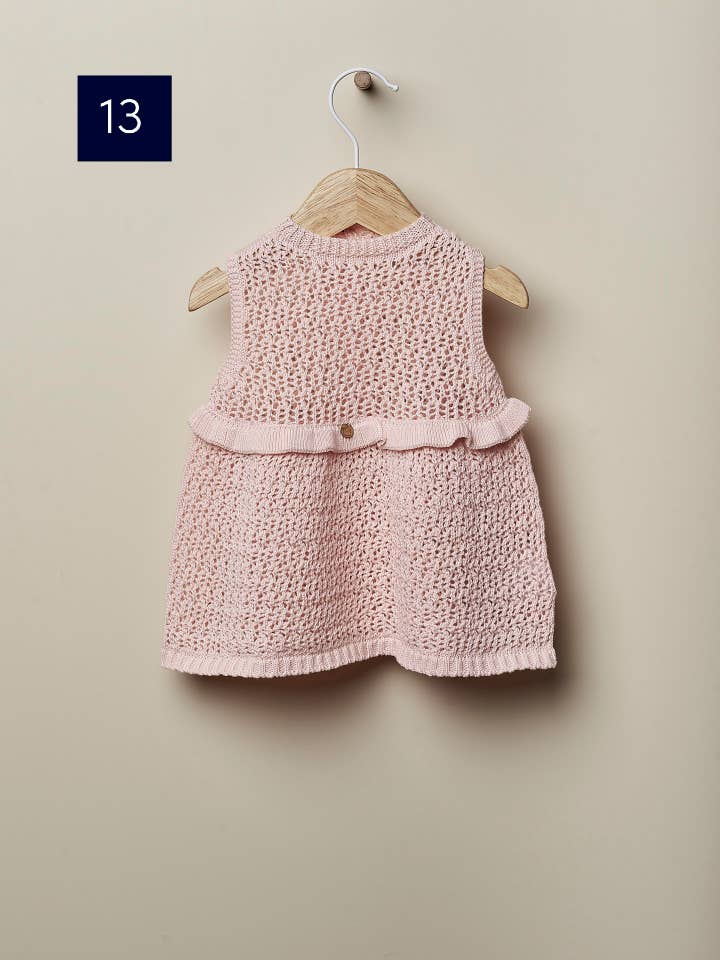 Wedoble: sustainable children's fashion - Wholesale Dress - Baby - Vestido com mangas curtas em malha de algodão | FRIENDLY VIBE4