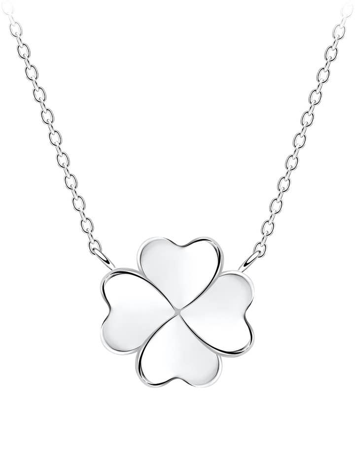 925 sølvkløverhalskæde for engroshandel hos Crystal Creations