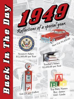 1949 Back In The Day Greeting Card / Booklet (envelope inclu for wholesale by 3 Oak Publishing / Back In The Day