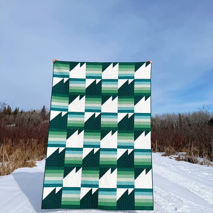 The Blanket Statement – wholesale Sömnadskit – Falcon Ridge pappersmönster3