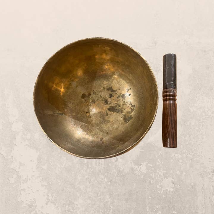 El Mago - Soulful Living - Venta al por mayor Piedras/cristales espirituales - Cuenco Tibetano Jambati - Hecho a Mano y Antiguo