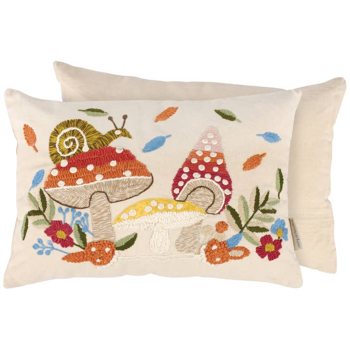 Mushrooms Pillow for wholesale by Primitives by Kathy