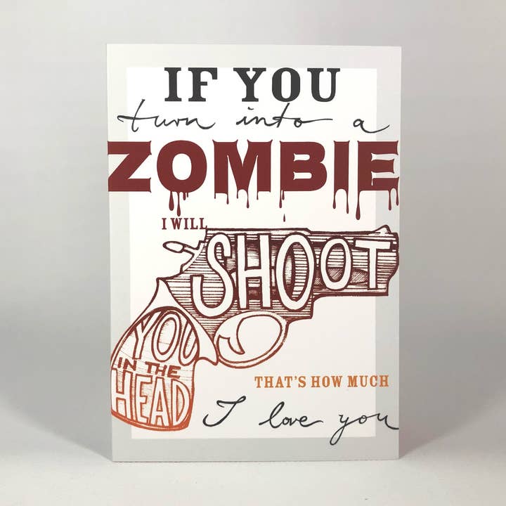 Als je verandert in een zombie-valentijnskaart voor wholesale door Diedododa