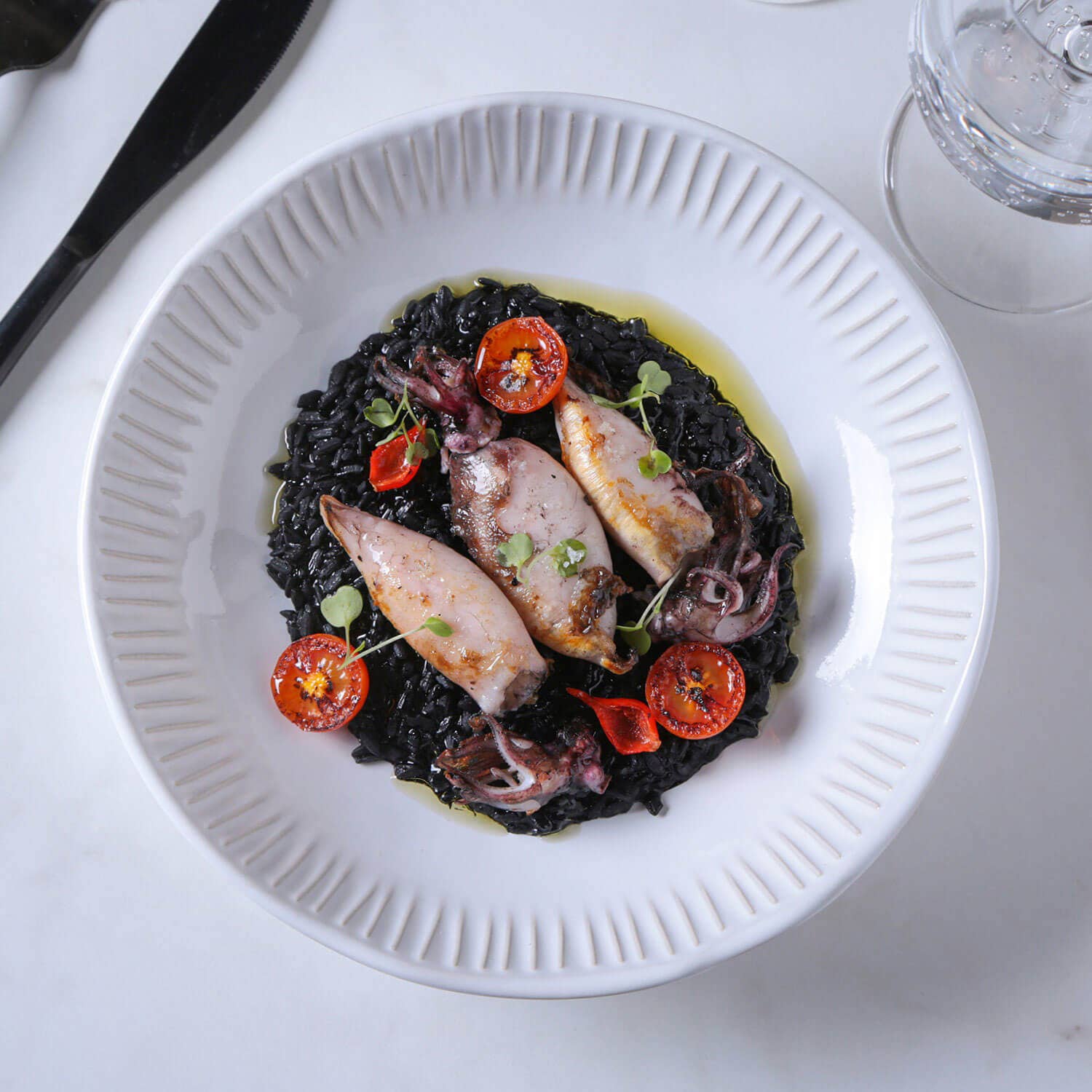 Porto Brasil - Wholesale Salad Plate - Linhas Bio Stoneware New White Salad Bowl, 28 Oz2