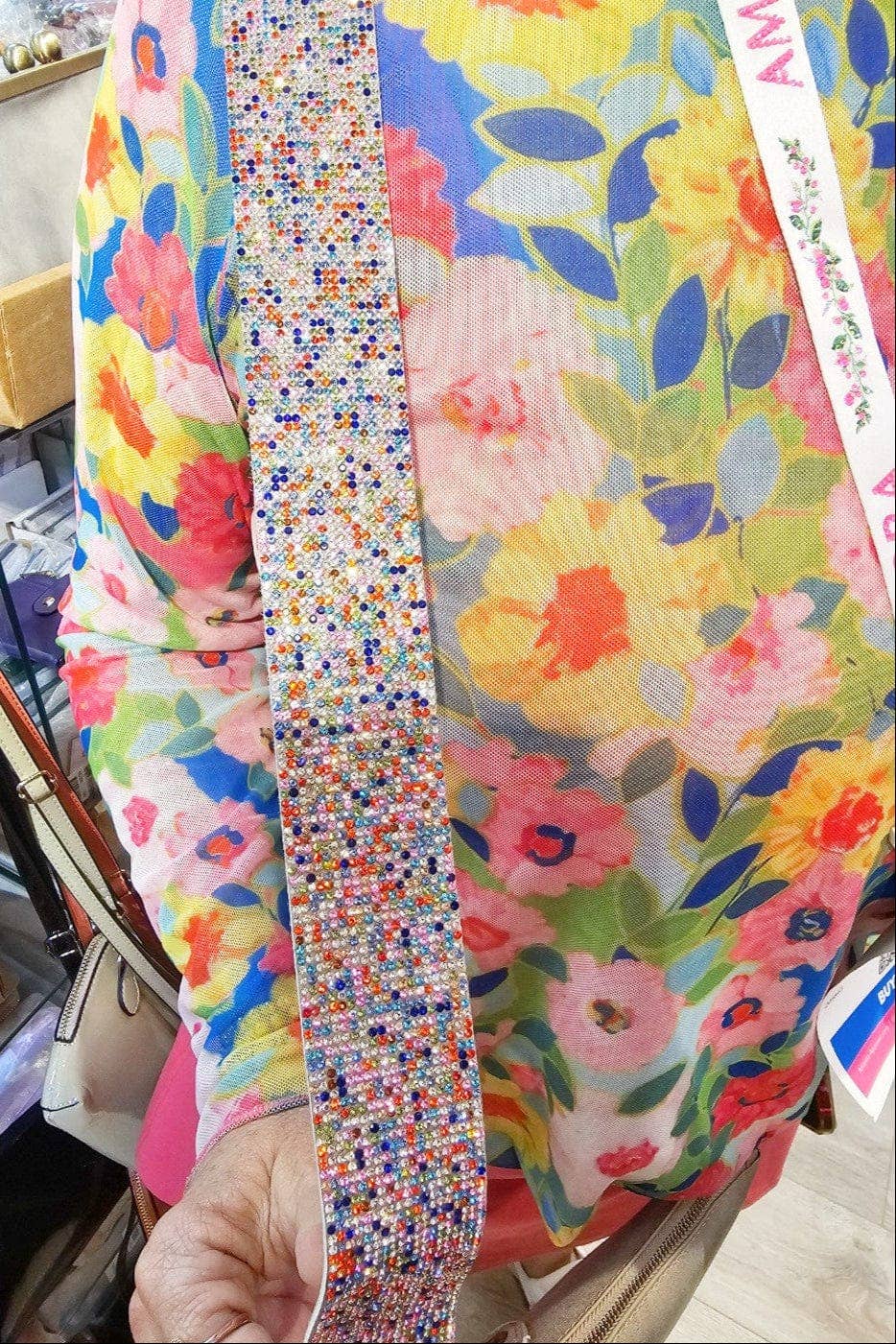 MiMi Wholesale - Wholesale Bag Strap - Women's - RS038 Sparkling Rhinestone Strap2