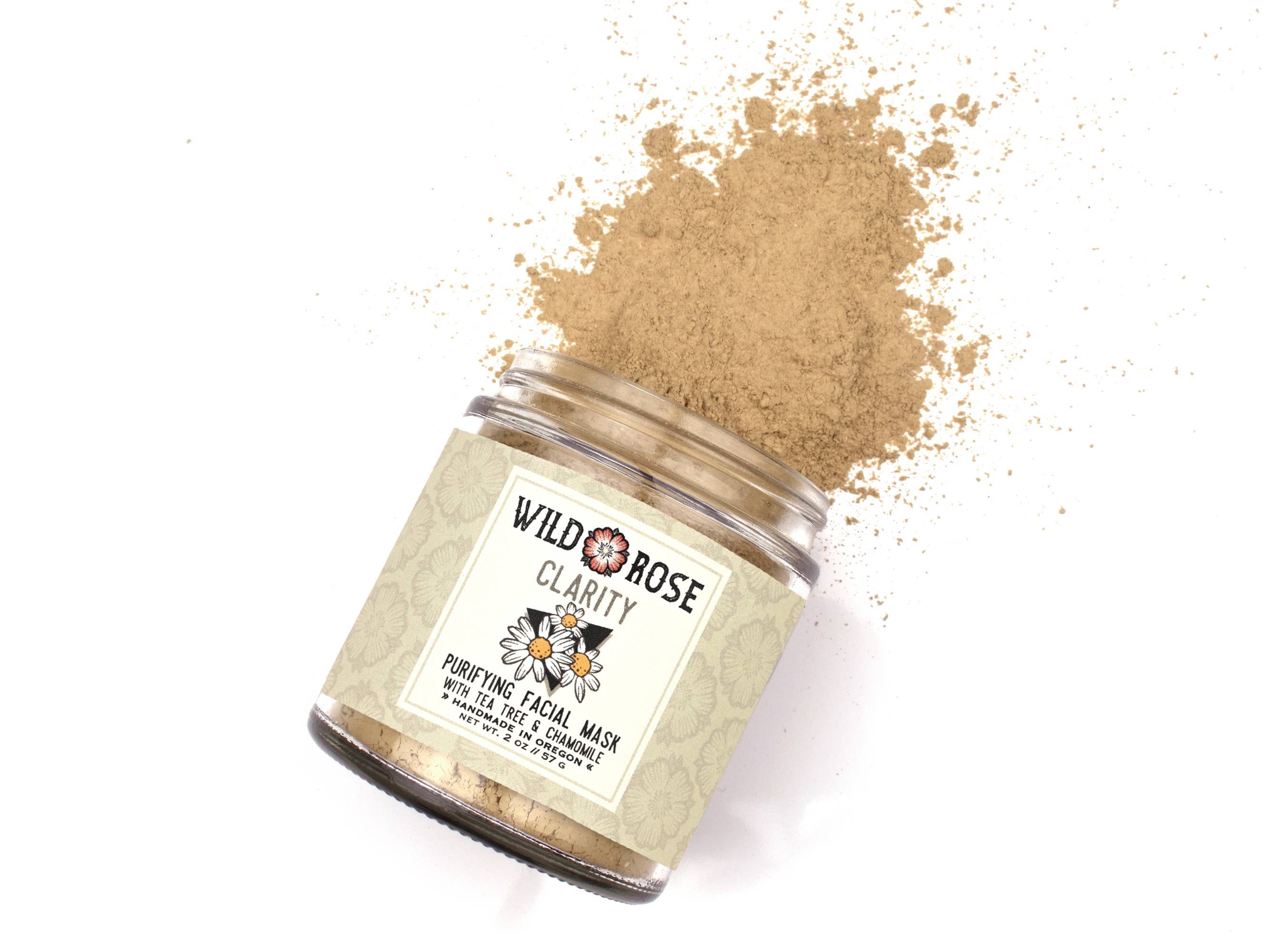 Wild Rose Herbs - Wholesale Skincare Face Mask - Clarity Purifying Botanical Mask - 2oz1