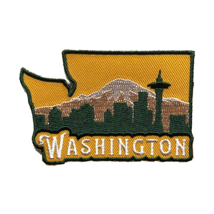 Northwest Vibes Supply Co. - Wholesale Patch - Washington Patch Yellow0