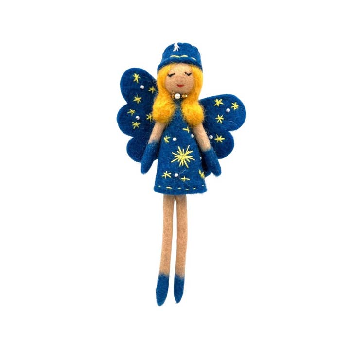 Women of the Cloud Forest - Wholesale Ornament - Blossom Fairy Felt Ornament