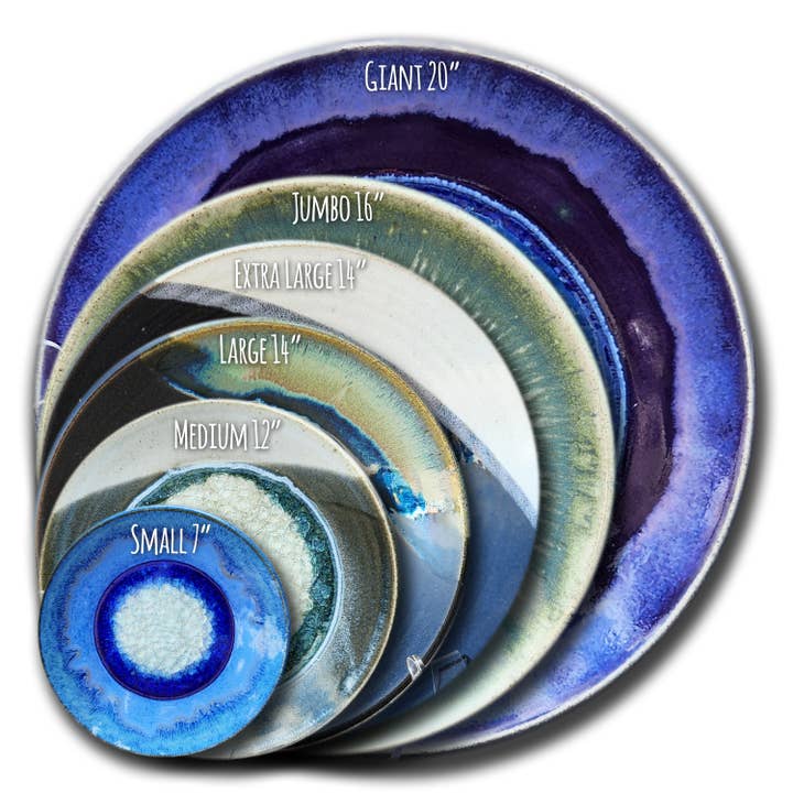 Dock 6 Pottery - Wholesale Decorative Plate/Dish/Bowl - Flared Rim Bowl -Made to Order- Fused Glass Ceramic Pottery9