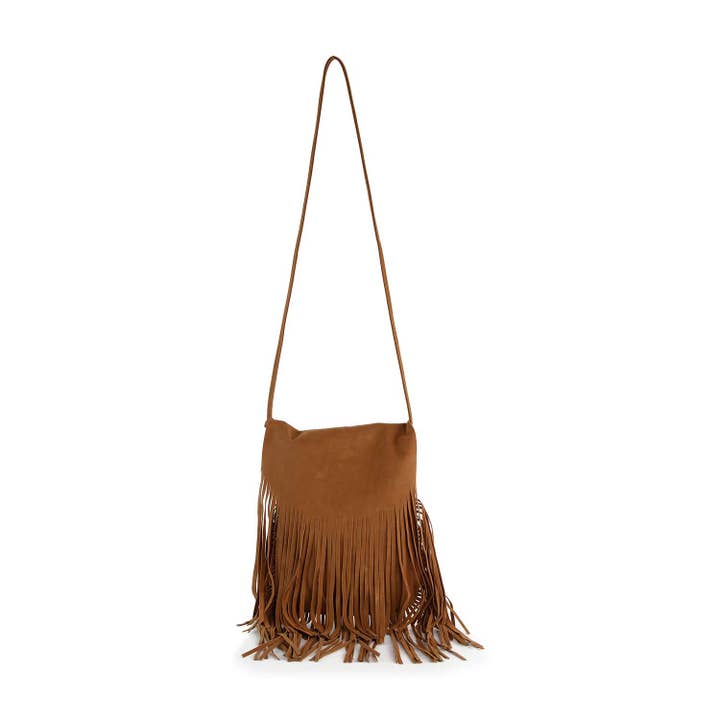 Long Fringe Shoulder Bag for wholesale by Handbag Factory Corp