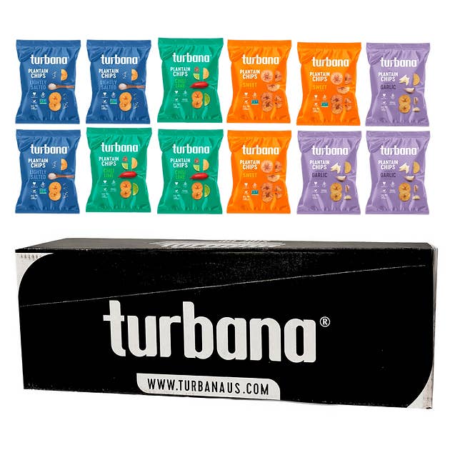 Turbana Plantain Chips - Variety Pack 3 oz for wholesale by TURBANA
