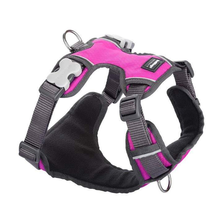 Red Dingo Dog Padded Harness Hot Pink for wholesale by Sherwood Paws