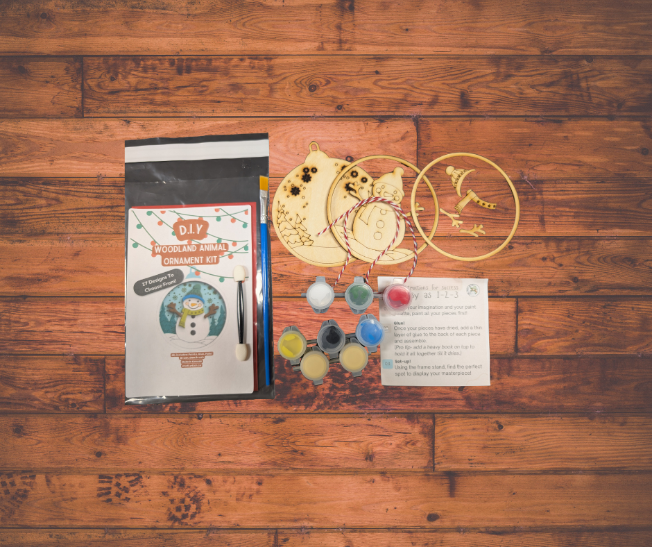 The Craft Witch - Wholesale Ornament - Snowman Winter Wonderland Ornament Kit1