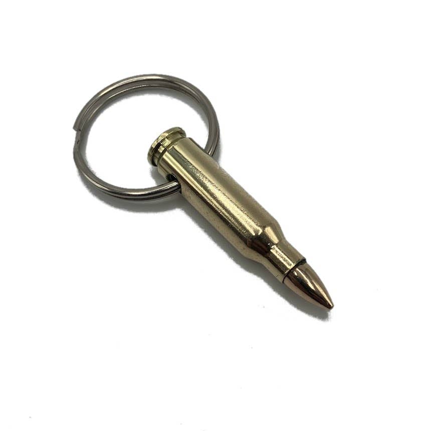 Vermont Cut Coins & 2nd Shot Round - Wholesale Keychain - Unisex - Bullet Keychains - Many Calibers - .223 .45 9mm .40 10mm9
