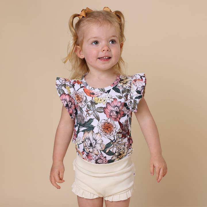 Snuggle Hunny - Wholesale T-shirt – Kids - Australiana Organic T-Shirt with Frill