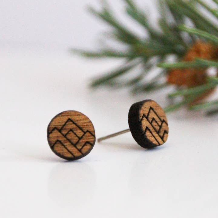 Pyramid Mountain Earrings for wholesale by 54+Pine