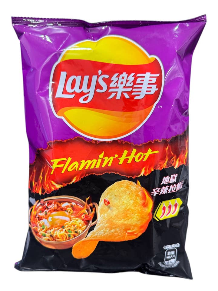 Lay’s Korean Spicy Ramen 12 Count for wholesale by Mr. YuYu's Chililicious Candy