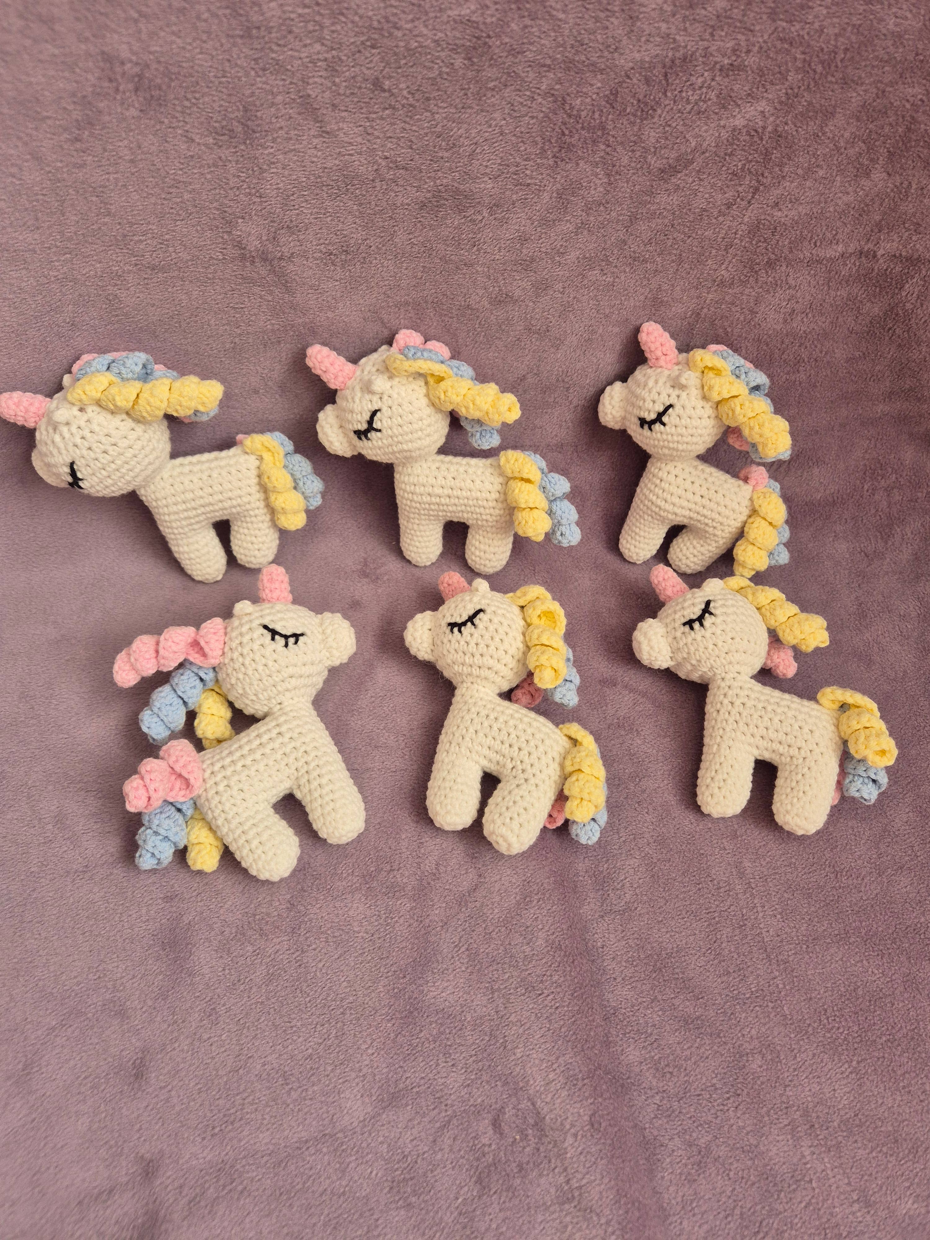 despinacrafting – Großhandel Kuschel-/Plüschtier – Kind & Baby – Gehäkeltes Einhorn, Kuscheltier