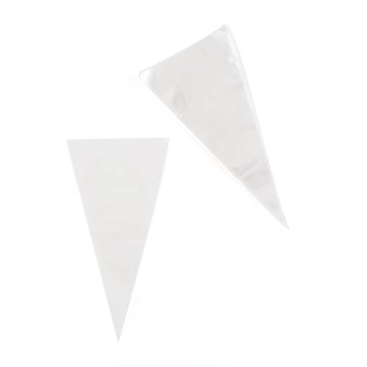 Weddingstar Inc. - Wholesale Cellophane Bag - Cone Shape Clear Cellophane Candy Bags1