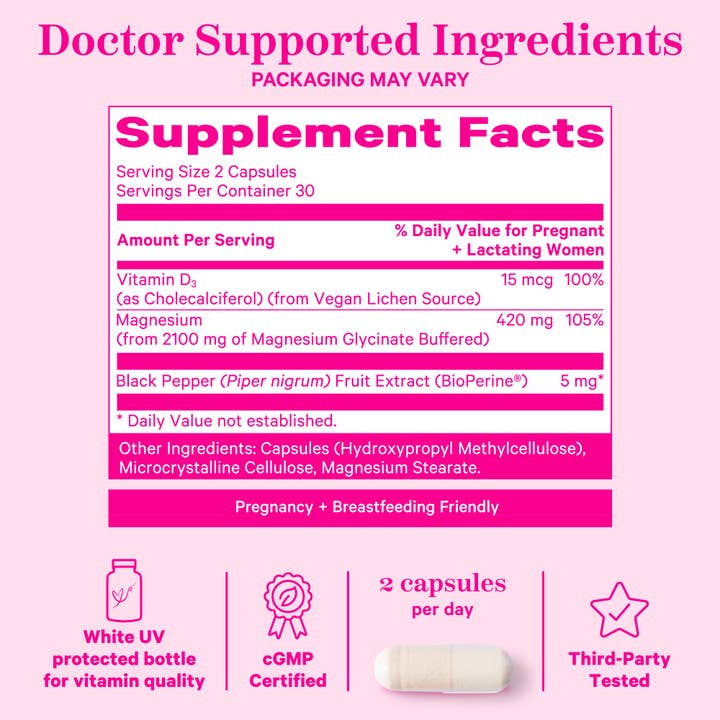 Pink Stork - Wholesale Oral Supplement/Vitamin - Magnesium