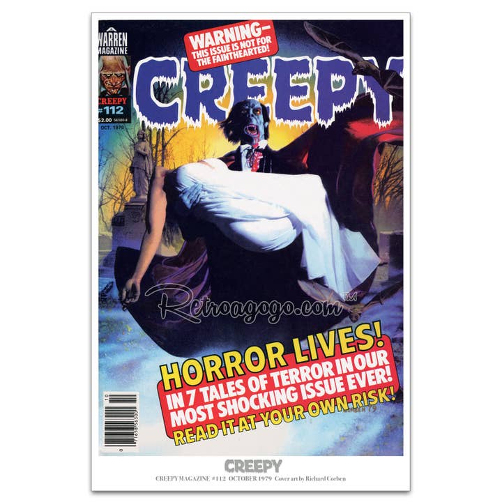 Retro-a-go-go! - Wholesale Poster - Creepy Magazine Cover No. 112 Poster Print