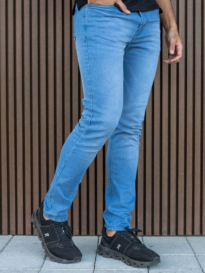 DANTE - Wholesale Jeans - Men's - Sandblast Elastic Jeans2