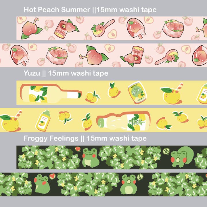 Lokimeku - Vendita all'ingrosso Nastro washi - Nastro Washi Yuzu4
