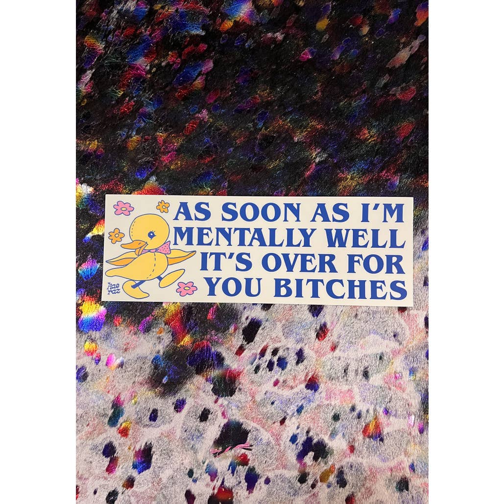 Mentalt godt Duckie Bumper Sticker for engroshandel hos kaeraz