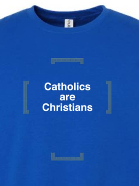 Os católicos são cristãos - Sweatshirt Crewneck "Os católicos são cristãos" por atacado de Sock Religious