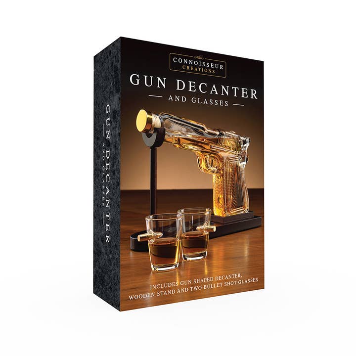 The Source Wholesale LTD – wholesale Decanter – Gun Decanter and Glasses3