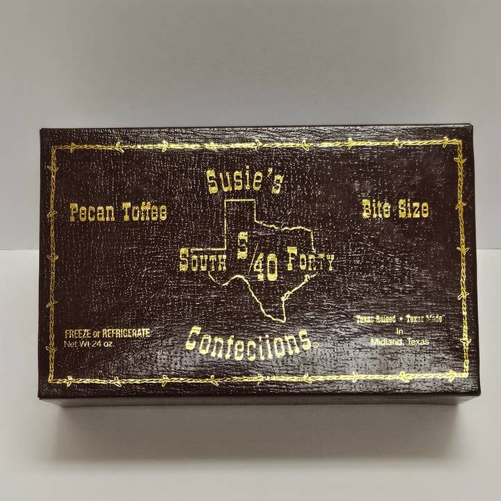 Frozen Pecan Toffee for wholesale by Susie's South Forty Confections