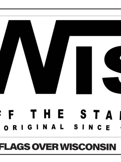 Adesivo in vinile WIS/ VANS per la vendita all'ingrosso da parte di Flags Over Wisconsin
