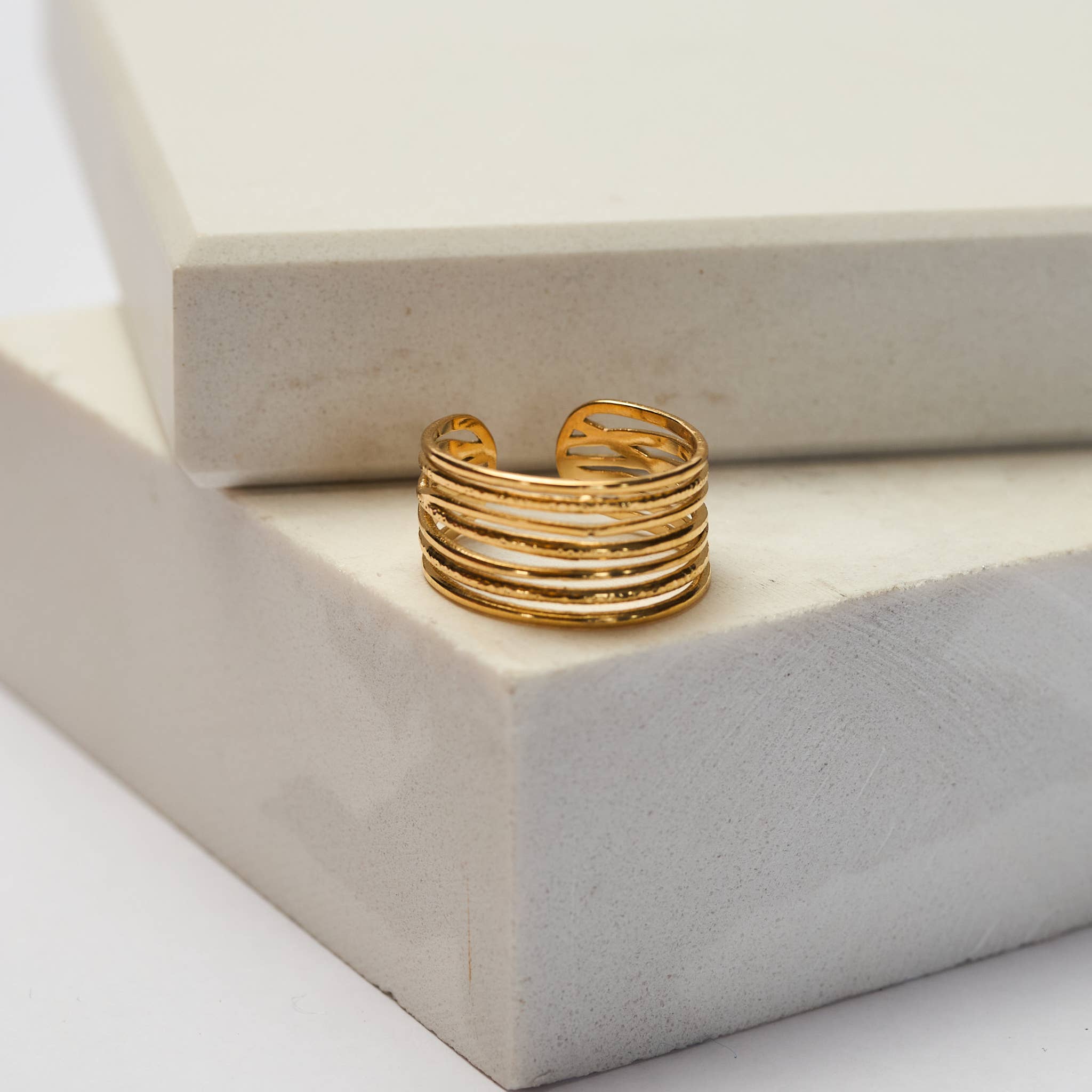 TNT Goods - Wholesale Cocktail/Statement Ring - Tux Adjustable Ring2