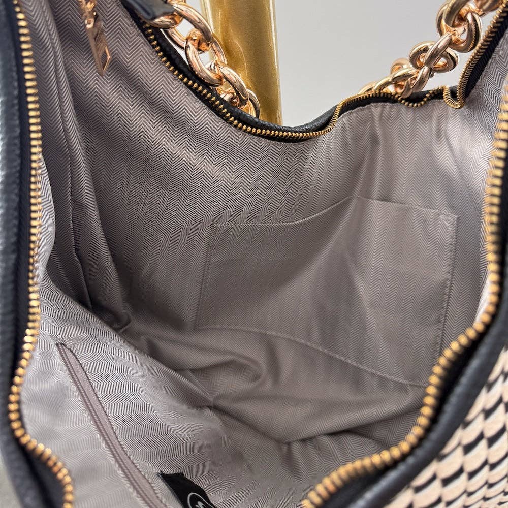 Pretty Simple - Vente Sac porté épaule – femme - Sac à Épaule Tissé Décontracté Sienna - MEILLEURE VENTE5