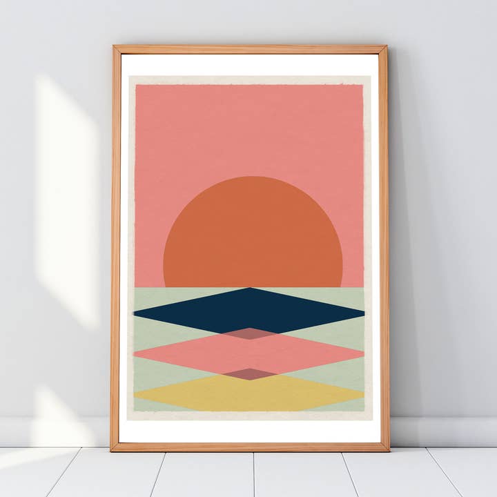 Mid Century Modern 02 Poster Art Print for wholesale by Left Hand Prints