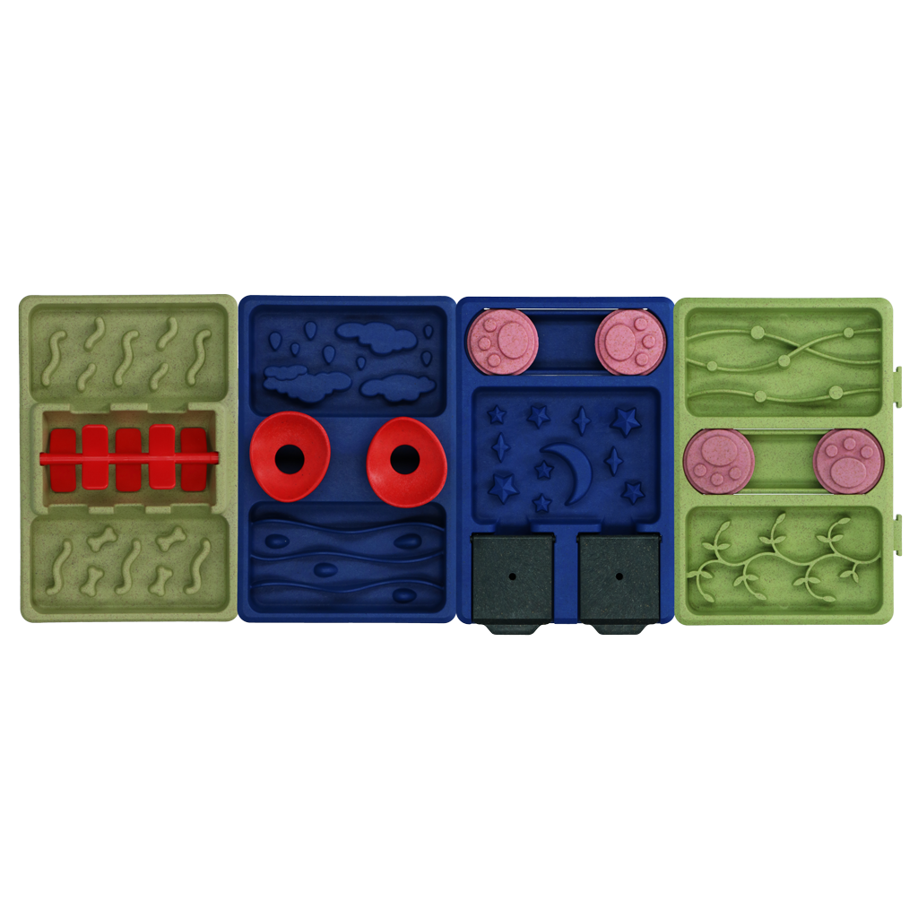 Hofman Animal Care - Wholesale Speeltje - Hond - Eat Slow Live Longer Mini Puzzle Lush Jungle2