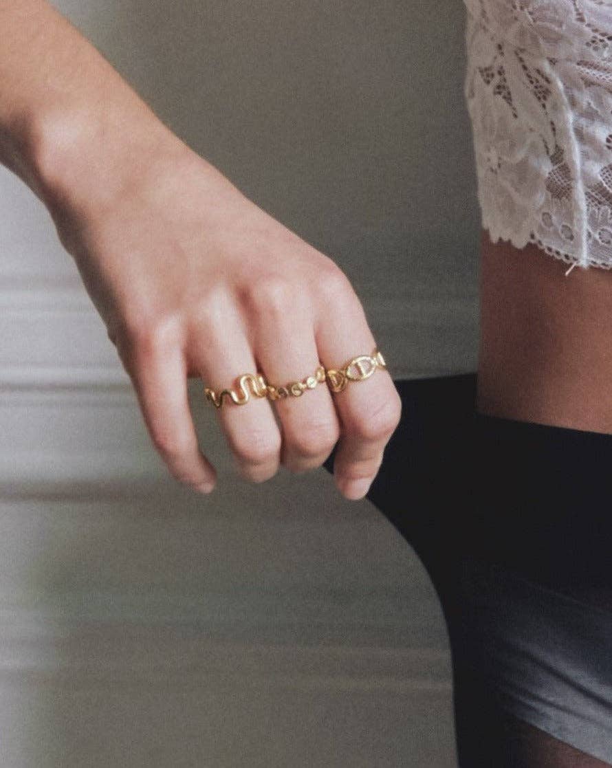 Sun Muse Studio - Wholesale Band/Stacked Ring - 'BLOSSOM Ring'3