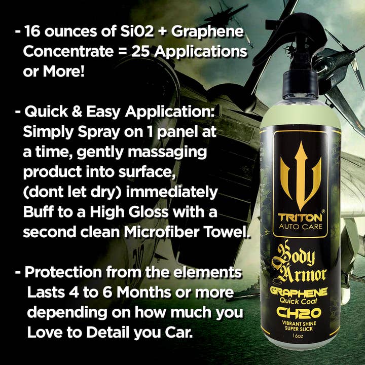 Triton Auto Care - Wholesale Car Decorative Charm - Unisex - Ceramic Wax - Body Armor Graphene Quick Coat