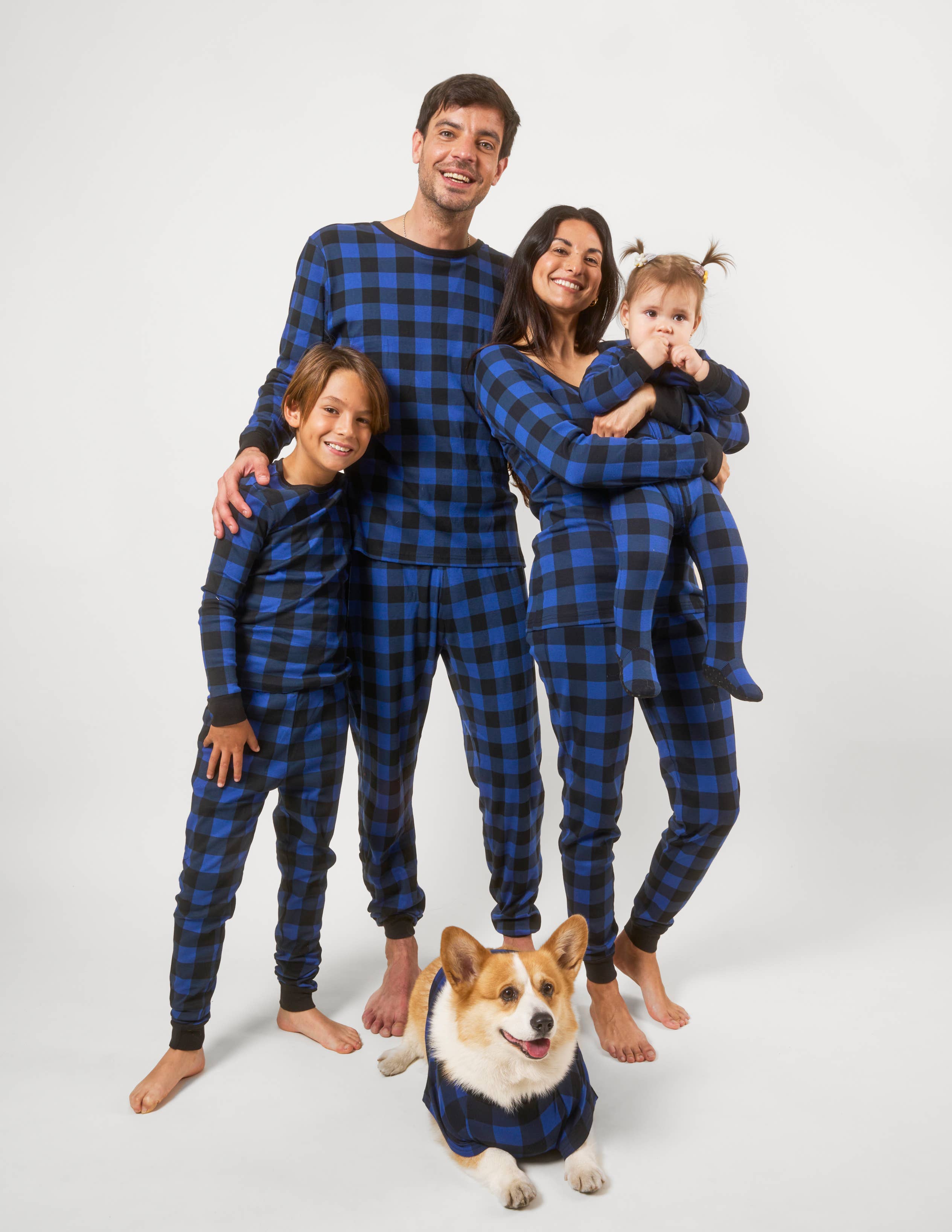 Leveret Pajamas - Wholesale Sleepwear Set - Women's - Women Two Piece Cotton Pajamas Plaid for Christmas9