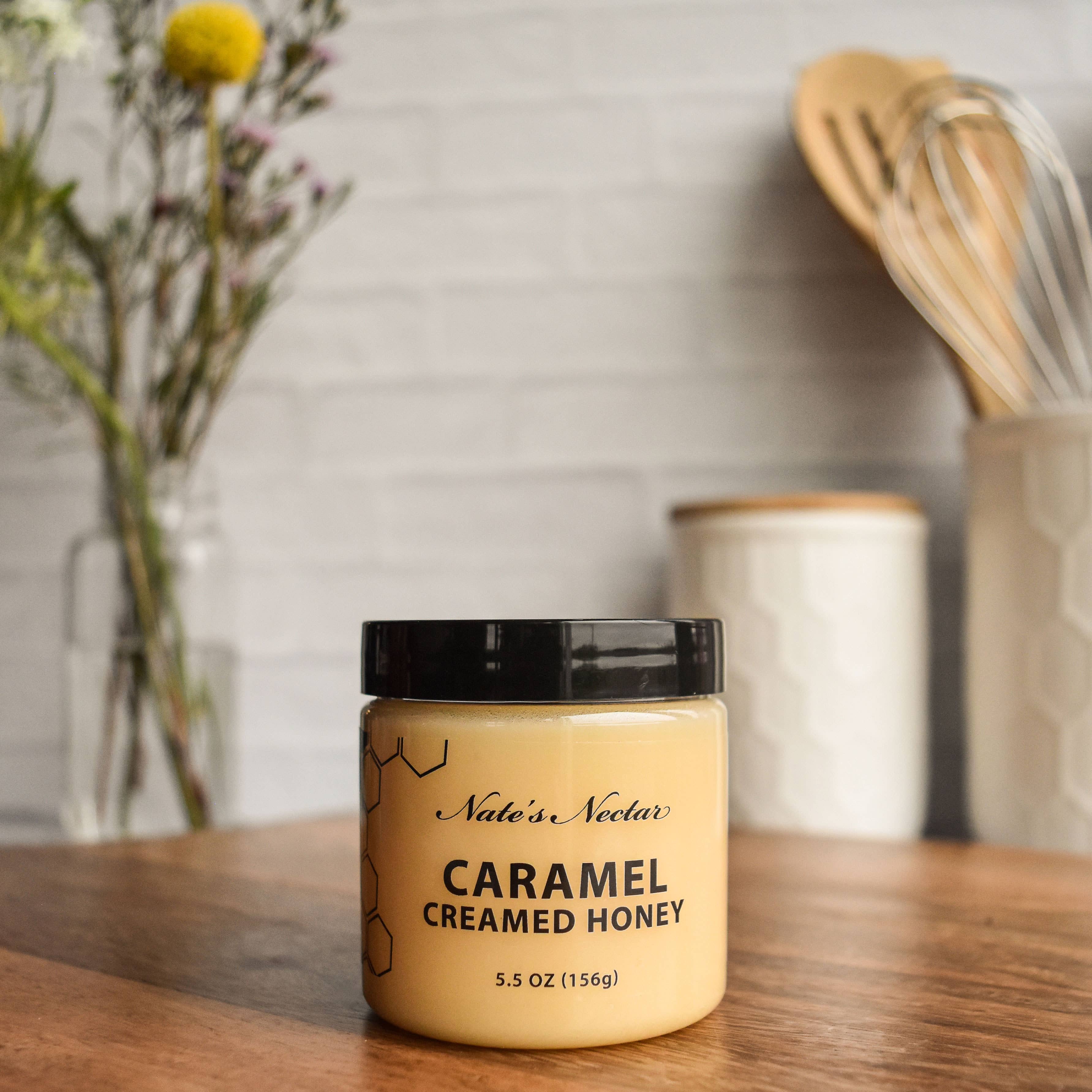 Nate's Nectar - Wholesale Honey - Caramel Creamed Honey1