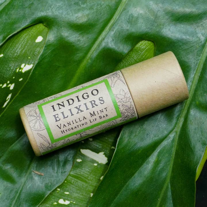 Indigo Elixirs - Wholesale Lip Balm - Vanilla Mint Lip Bar