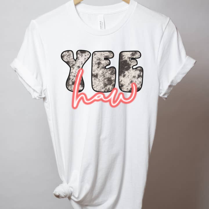 Yee Haw Neon Tee for wholesale by The Hive Boutique Wholesale