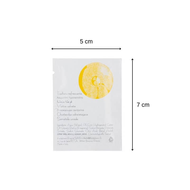 Zenker - Wholesale Hand Sanitizer - Fackelmann Single Use Lemon Finger Rinse Set of 302