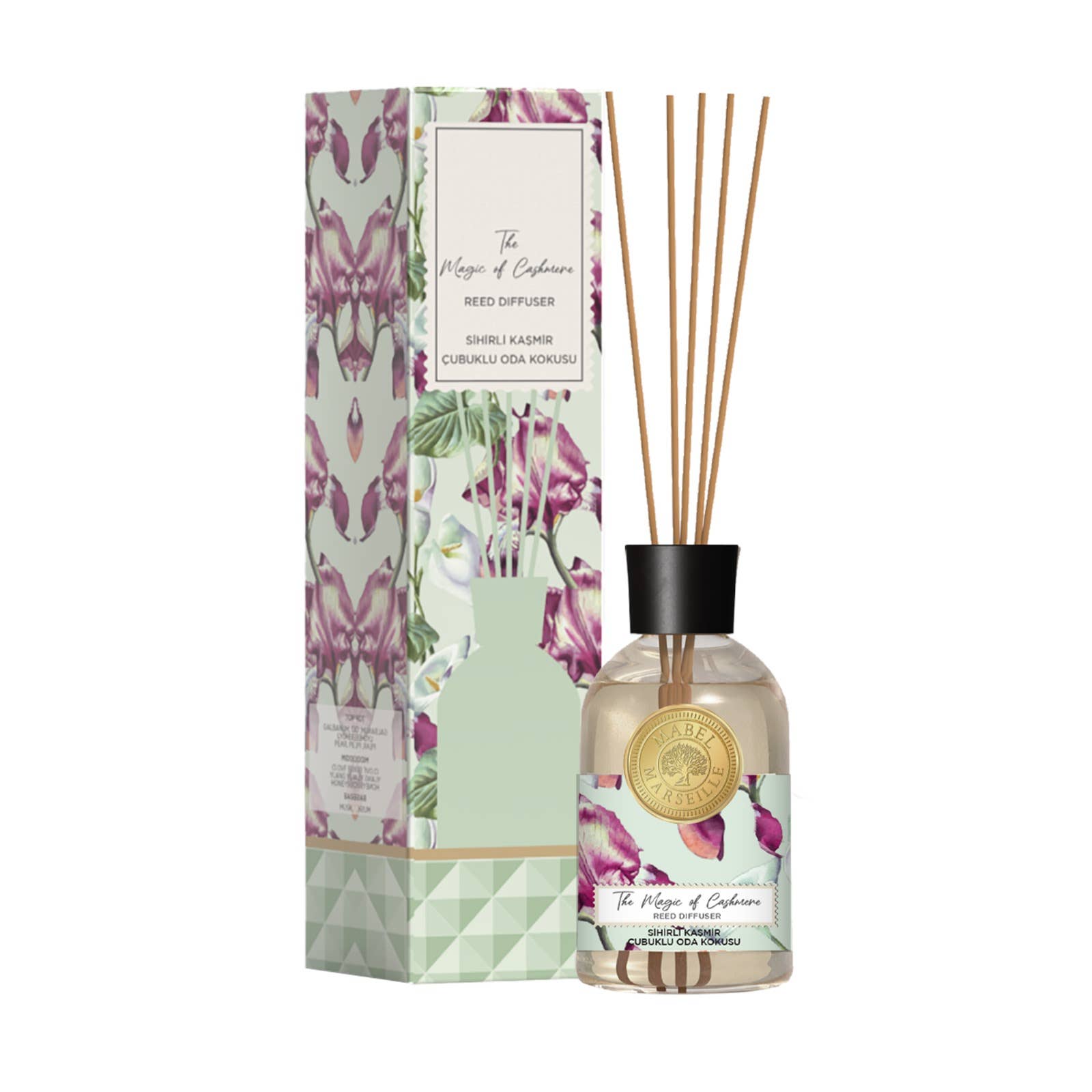 Multicolor Difusor de varillas Mabel Marseille Magical Cashmere 100 ml de venta al por mayor en Faire0