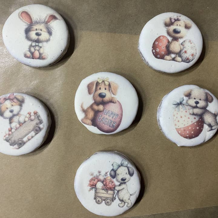 Hoppy Paws Tackle Box - Dog Treat, Hand-Frosted & Printed for wholesale by Bucho's Barkery